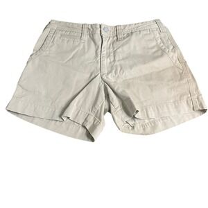 Polo Ralph Lauren beige chino womens shorts SIZE 4‎